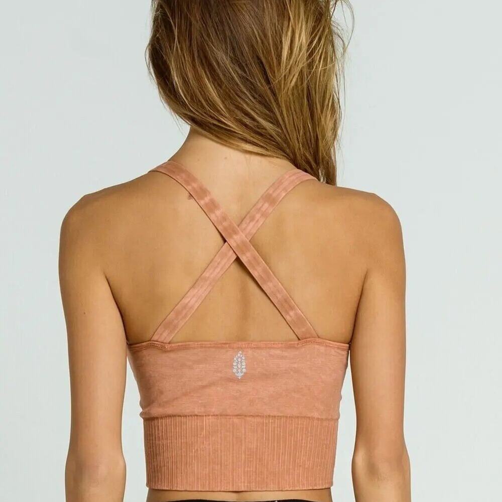 Free People Movement Good Carma Tank Top in tan Size XS/S - Picture 4 of 5